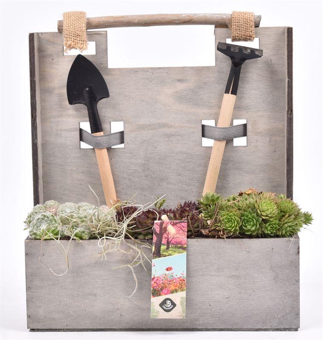 <h4>Houten tuinset 24x10cm</h4>