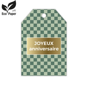 Labels Displ.Card F Joyeux 5*8cm x20