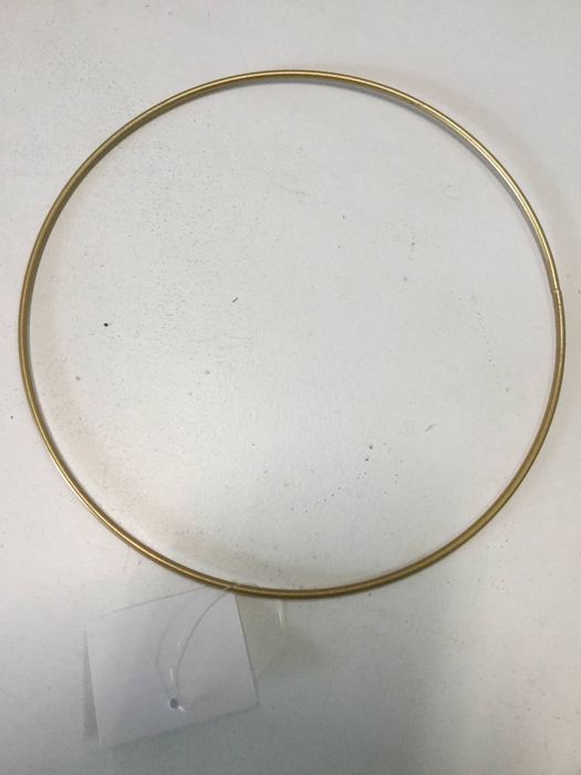 METAL RING 20CM GOLD