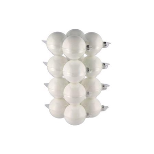 Glass Ball Shiny White 80mm P/16