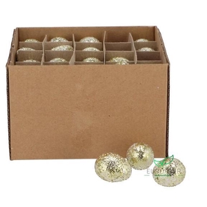 EI KWARTEL WHITE GLITTER 60CPCS