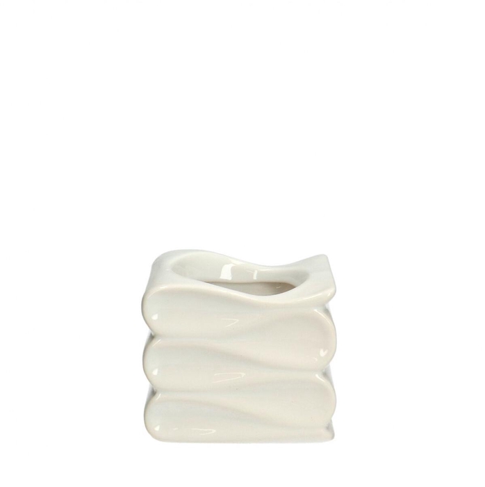 Keramiek Pot Wave d07.5/8.5*7.5cm