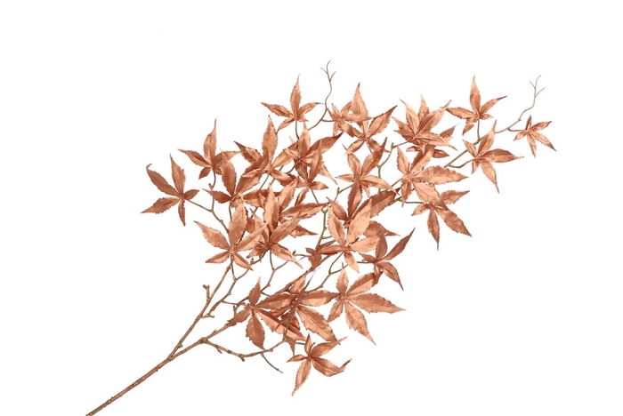 Silk Maple Leaves Copper 108cm