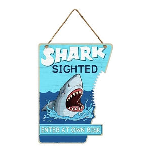 Wall Hanger Metal Shark 30x40c