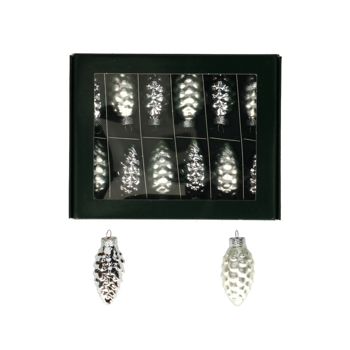 Kerstbal Dennenappel 60mm x12