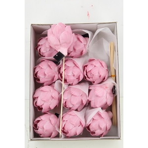 Wax Artichoke Ø8x10cm L. Pink