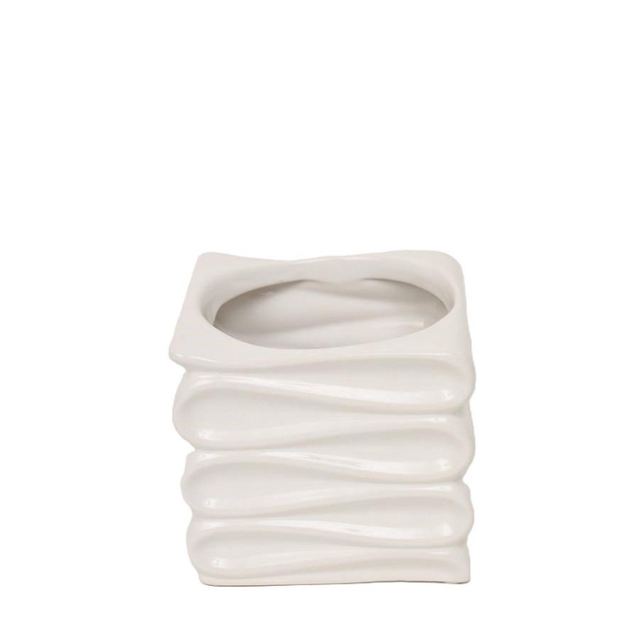 Keramiek Pot Wave d11/15*10.5cm