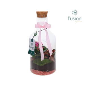 Green Bottle Fles Small Love met Arrangement