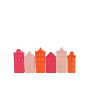 A'dam Houses Canal Vase Fuchsia Mix Ass 5x4x14cm