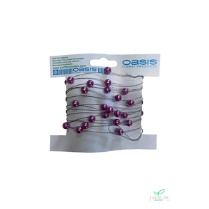 OASIS PEARLS ON WIRE BRIGHT LILAC 3