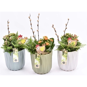 Keramiek sierpot klmix 13cm