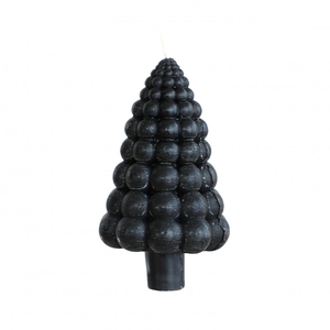 Kerst Kaars boom bubble d07*12cm