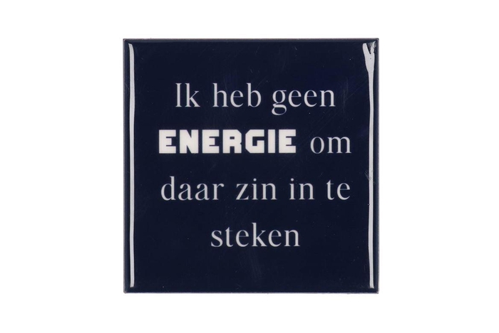 Tile Energie Blue 10x10x1cm Nm
