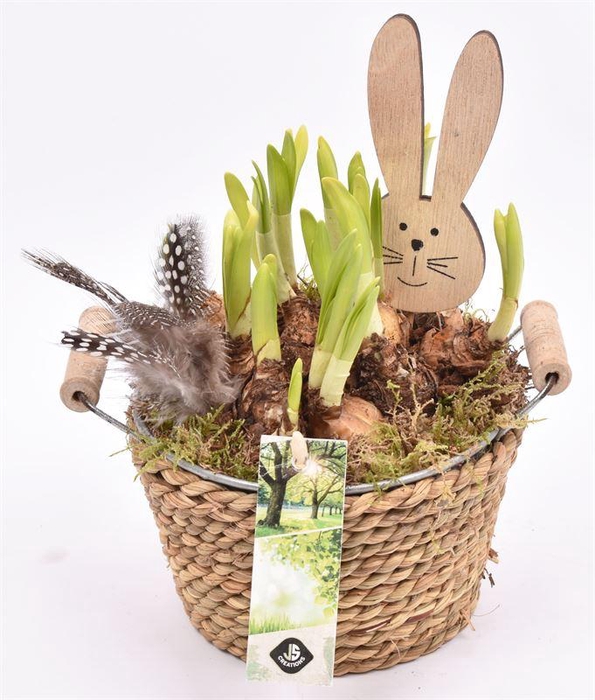 <h4>Touw met zink schaal 15cm</h4>