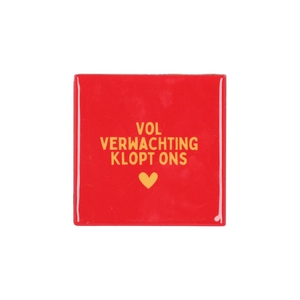 Tile Vol Verwachting 10x10x1cm Nm