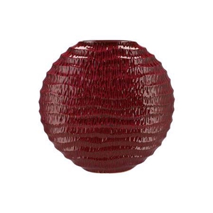 Inga Jada Purple Oval Vase Active Glaze Wave 51x17