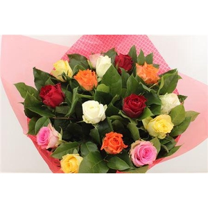 Boeket Roos Rainbow