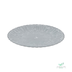 MELAMINE PLATE RIBBLE GREY D33 H3