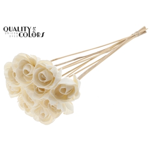 Shola Dear Holly 6cm on stem Natural