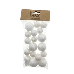 Ball With Glitter 18pcs D2