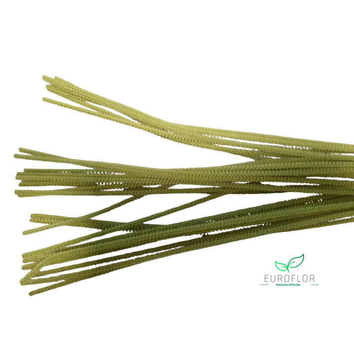 <h4>DRAAD CHENILLE GROEN 30cm 30pcs</h4>