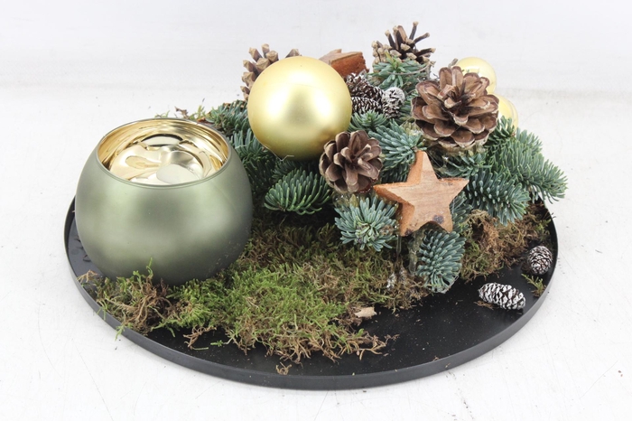 <h4>arr5 Kerst MB - Black plate Gold bolwax</h4>