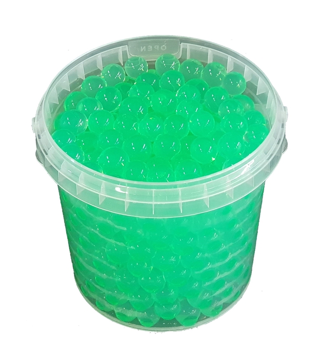 Gel pearls 1 ltr bucket Light Green