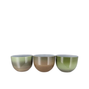 Melamine Rainbow Green Pot Ass 32x23cm