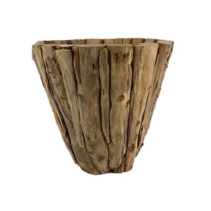Vase Teak Yogya Scrab H100D60