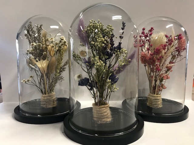 Stolp medi d12x20h dried bouquet