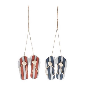 Maritiem Deco hanger flip flops d10*32cm