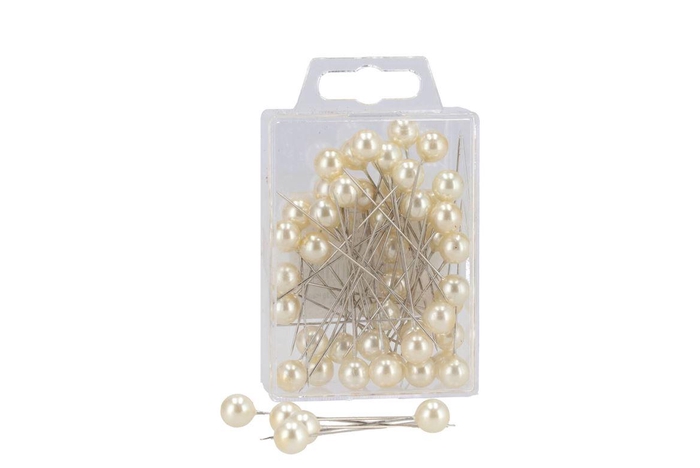 <h4>Floristry Pearl Pin 10x60mm Champagne P/50</h4>