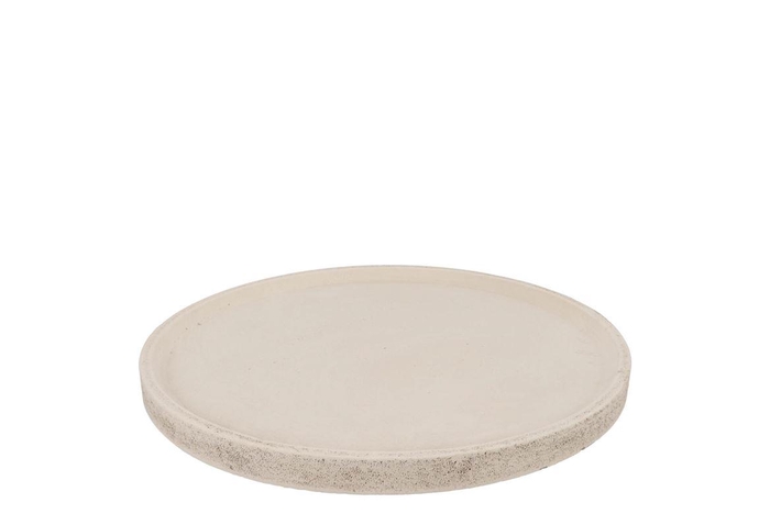 <h4>Concrete White Plate 30x30x3cm</h4>