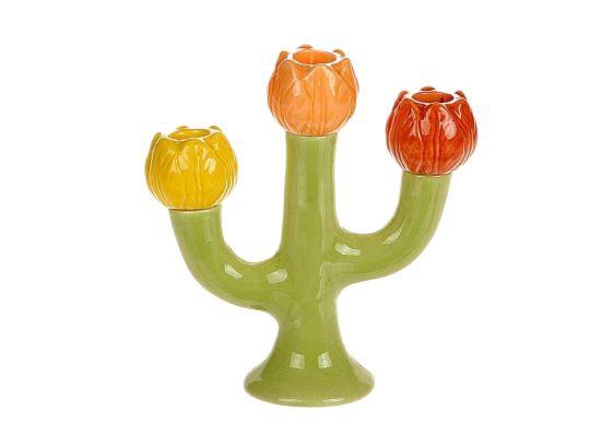 Candleholder Tulip L17W7.5H18.5