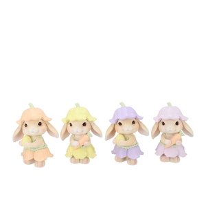 Mimi Purple/pink Yellow/orange Bunny Ass 10x8x13