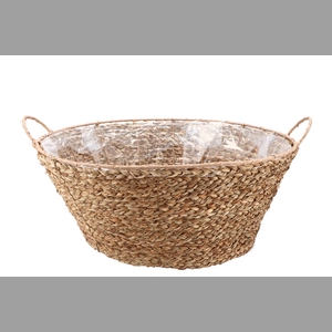 Seagrass Levi Bowl Basket Natural 40x18cm
