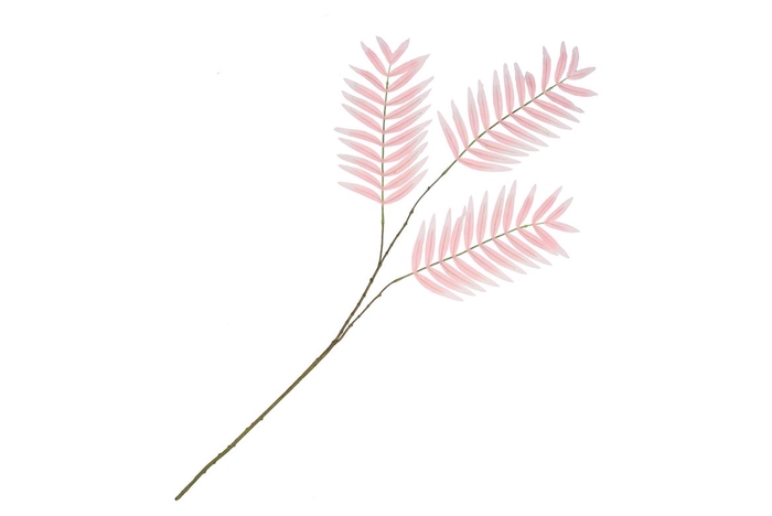 Silk Palm Leaf Light Pink 87cm Nm