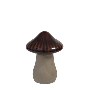 Herfst Deco paddenstoel d05.5*8cm