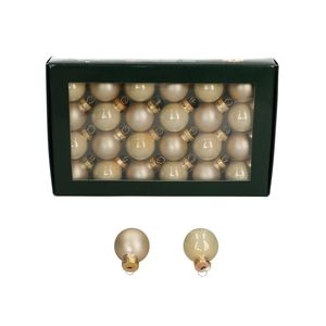 Kerstbal Bal  25mm combi x24