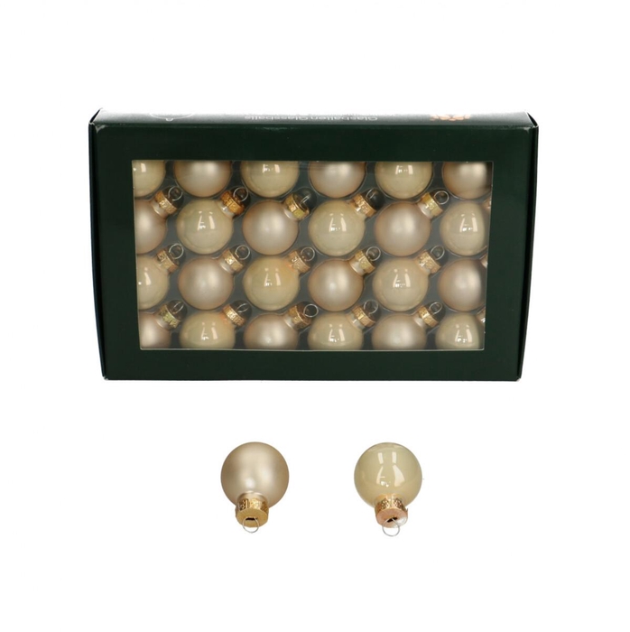 <h4>Kerstbal Bal  25mm combi x24</h4>