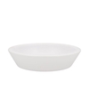 Ceramic Bowl White Shiny Low Round 30cm