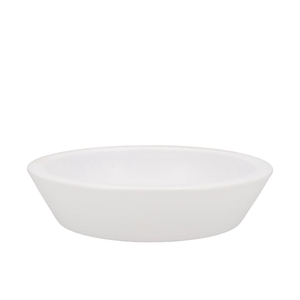 Ceramic Bowl Matt White Low Round 30x7cm