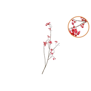 Silk Berry Blossom Red 95cm
