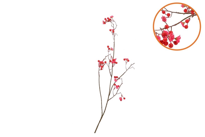 <h4>Silk Berry Blossom Red 95cm</h4>