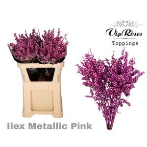 ILEX METALLIC PINK 80cm