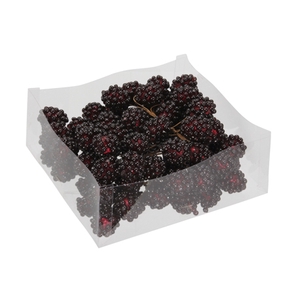 BLUEBERRIES RED 28 MM 12BUNDLES OF 6PCS