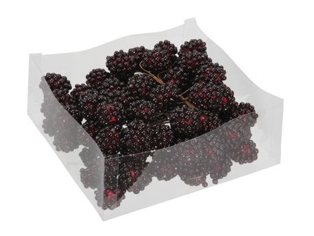 BLUEBERRIES RED 28 MM 12BUNDLES OF 6PCS