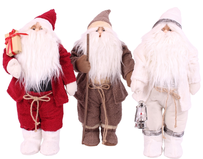 <h4>Dec Santa Teddy Fur Coat Set/4 80cm</h4>