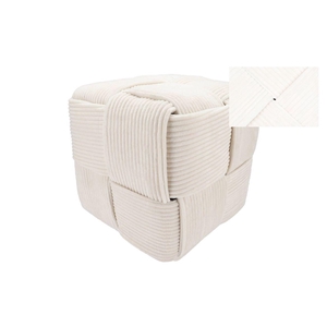 Stripe Offwhite Poof Layers 45x45cm