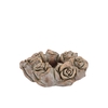 Concrete Saint Gold Rose Wreath Pot 21x21x8cm Nm